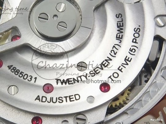 MIROTIME 0111 Reliable Portuguese Chrono IW3716 Z+F 1:1 Best Edition Red Dial on Red Rubber Strap A 7015